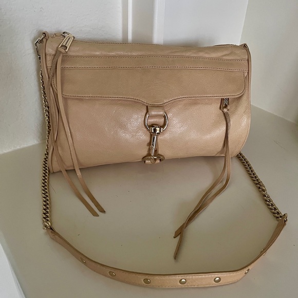 Rebecca Minkoff cream beigeLeather Crossbody Bag XL - Picture 2 of 14